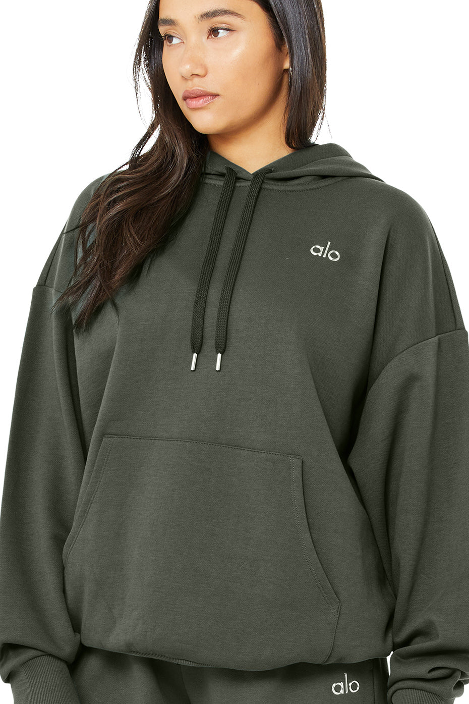 Accolade Hoodie & Accolade Straight Leg Sweatpant Set - Dark Cactus