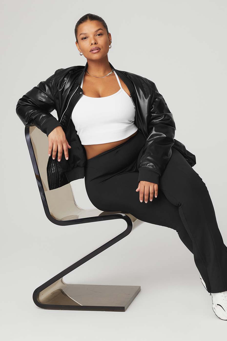 Night Life Bomber - Black
