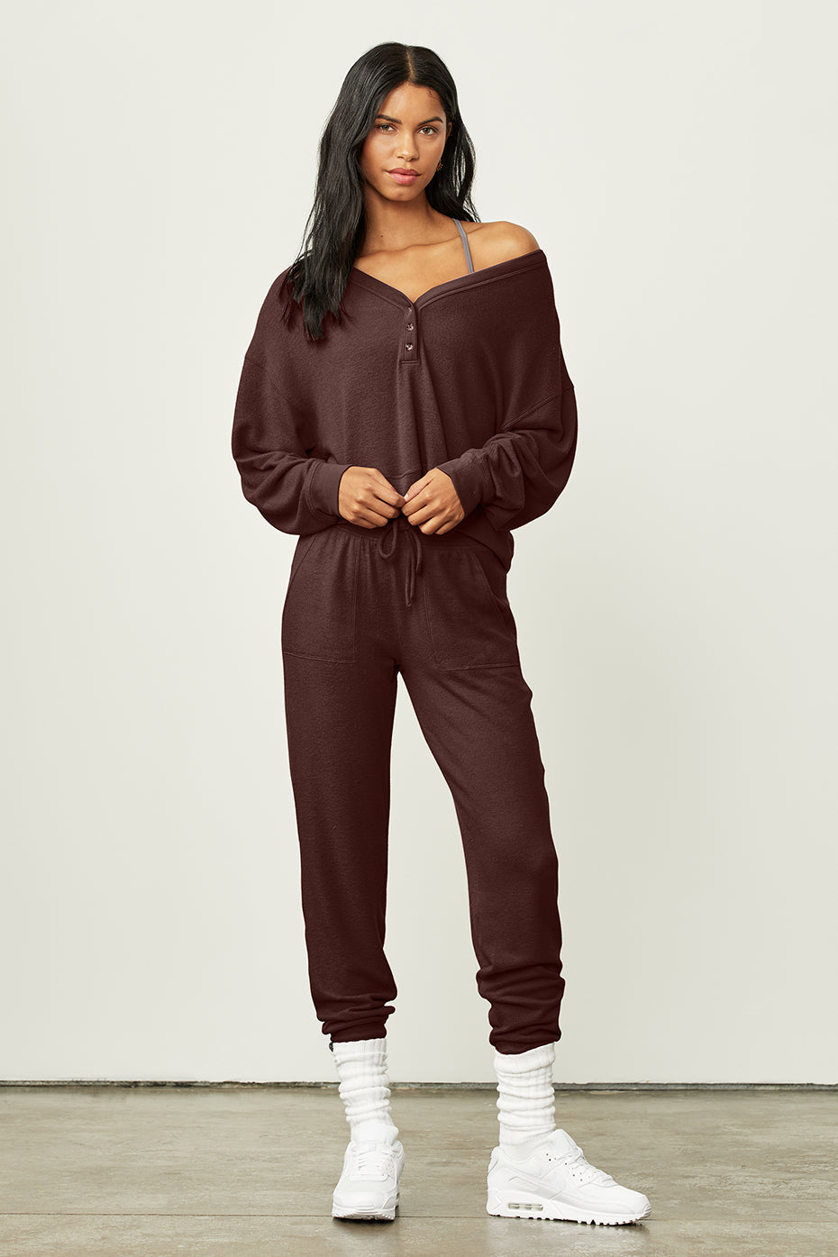 Soho Sweatpant - Cherry Cola