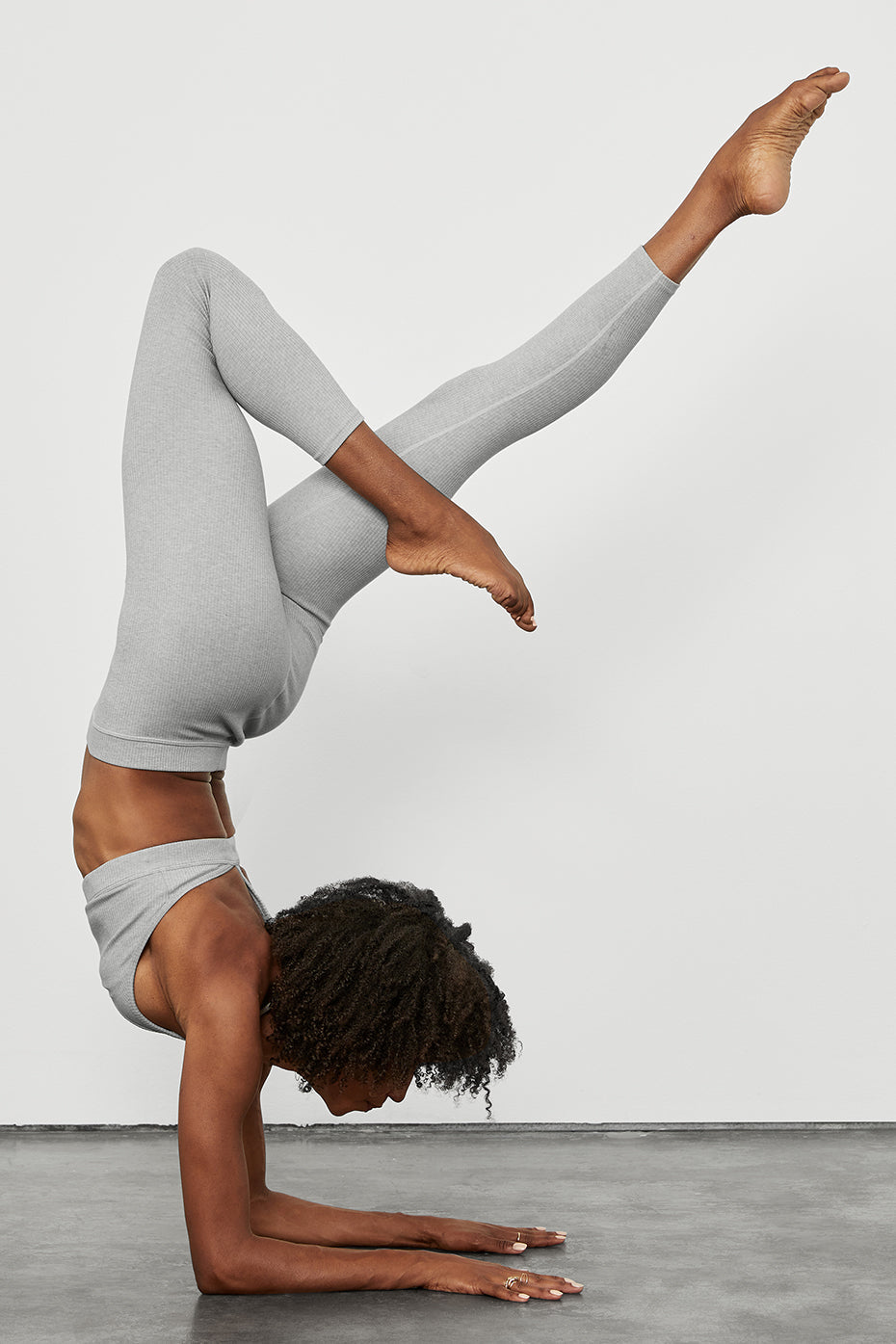 Ribbed Blissful Bra - Dove Grey Heather