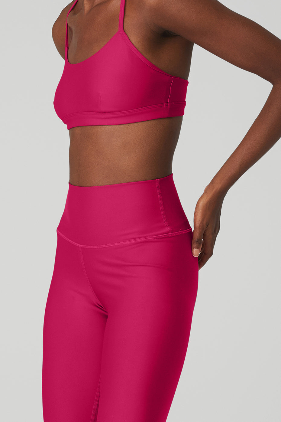 Airlift Intrigue Bra & 7/8 High-Waist Airlift Legging Set - Magenta Crush
