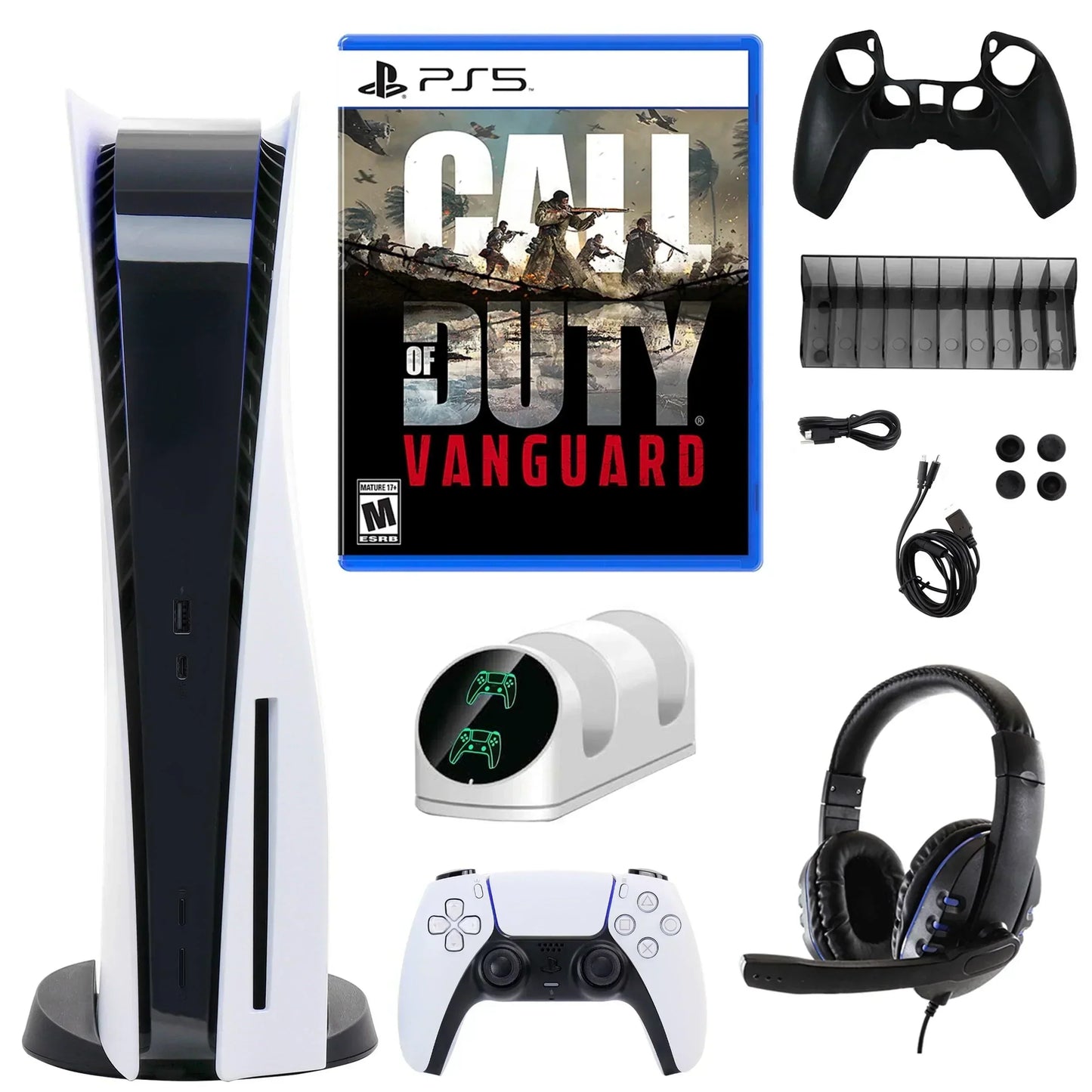 Play Station 5 Core with COD Vanguard and Accessories Kit (PS5, Play Station Disc Version)