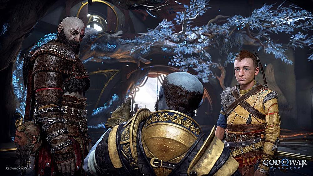 Play Station 5 Disc Edition God of War Ragnarok Bundle with Elden Ring and Mytrix Controller Charger