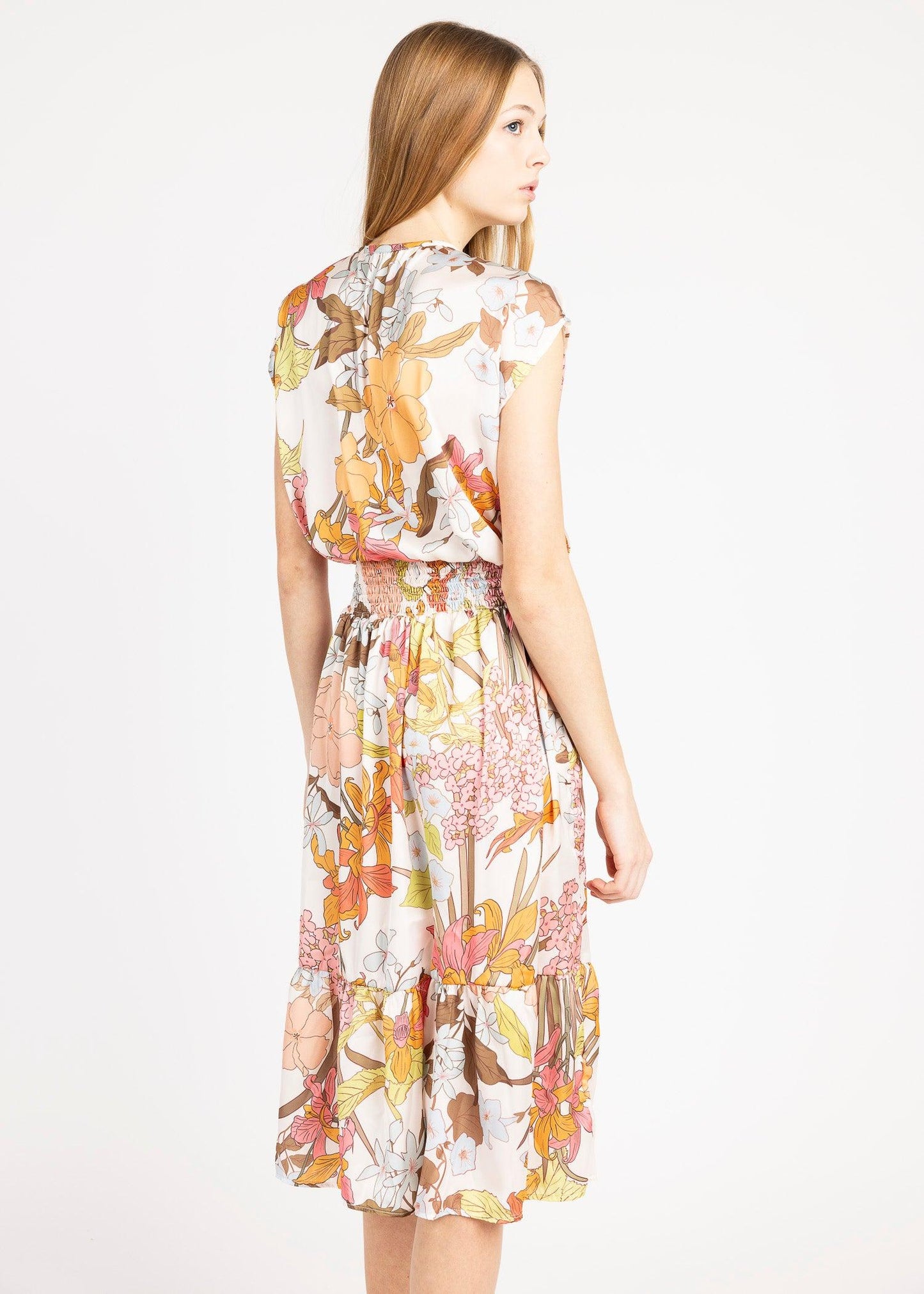 BRYSON 3/4 DRESS print