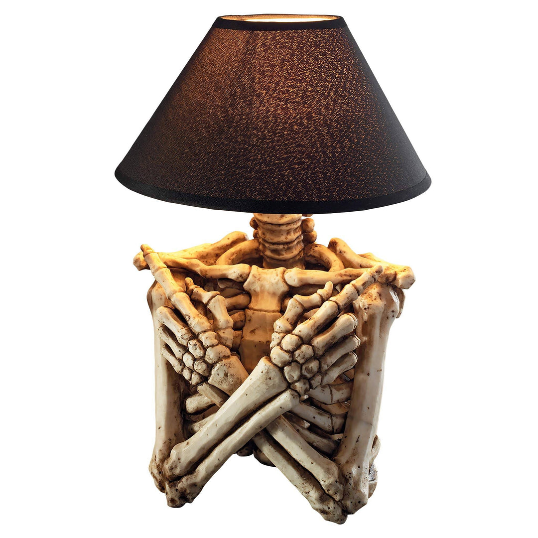 Design Toscano CL7439 Rest in Pieces Gothic Skeleton Table Lamp
