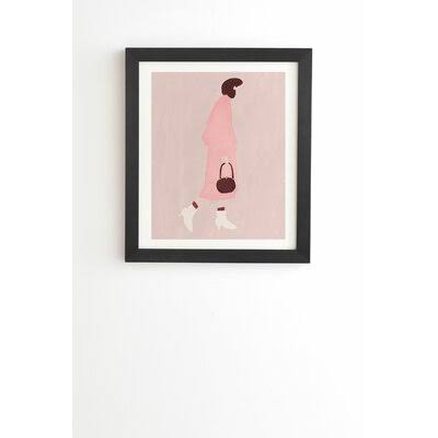 Megan Galante Peppermint 1 East Urban Home Size: 16.5x22 H x 14x22 W x 2x22 D, Frame Color: Black Framed, Matte Color: White