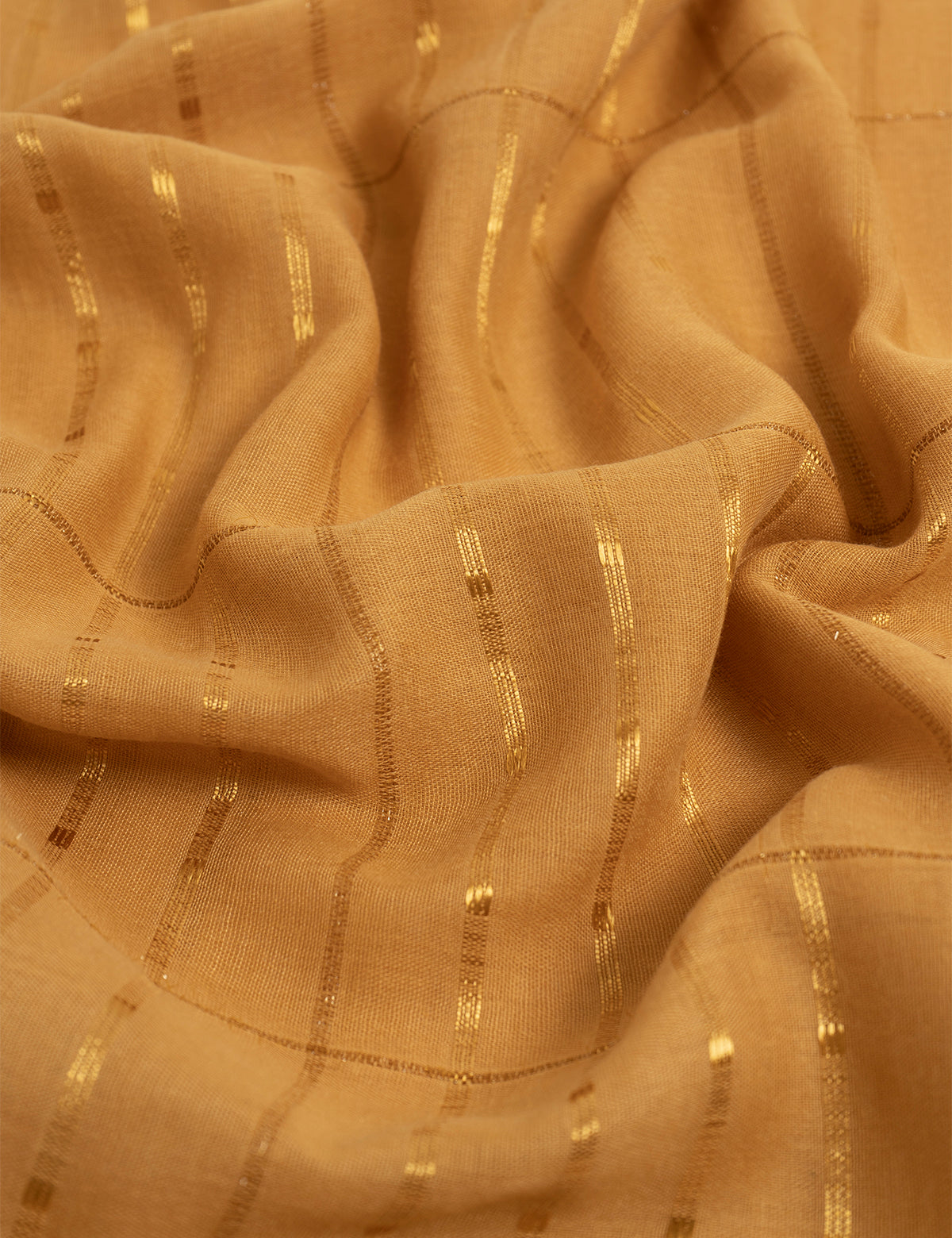 Glimmery Lawn Hijabs - Mustard