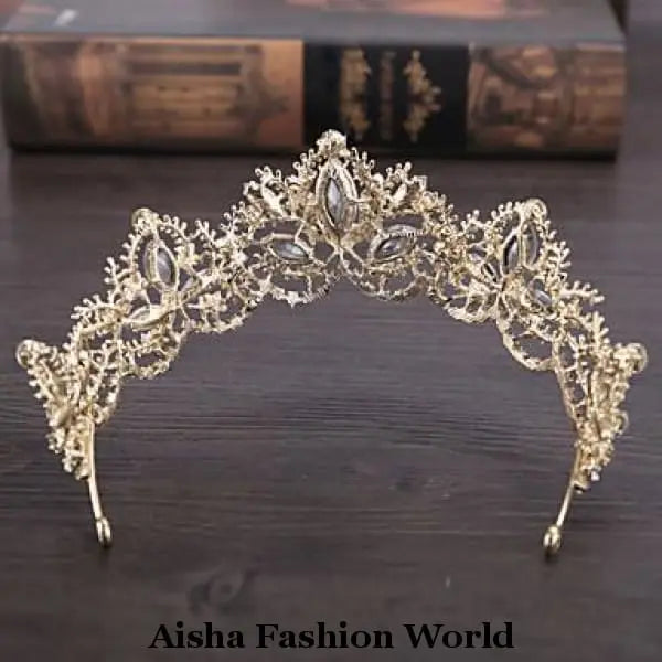 Wedding Rhinestone Alloy Tiaras with Floral