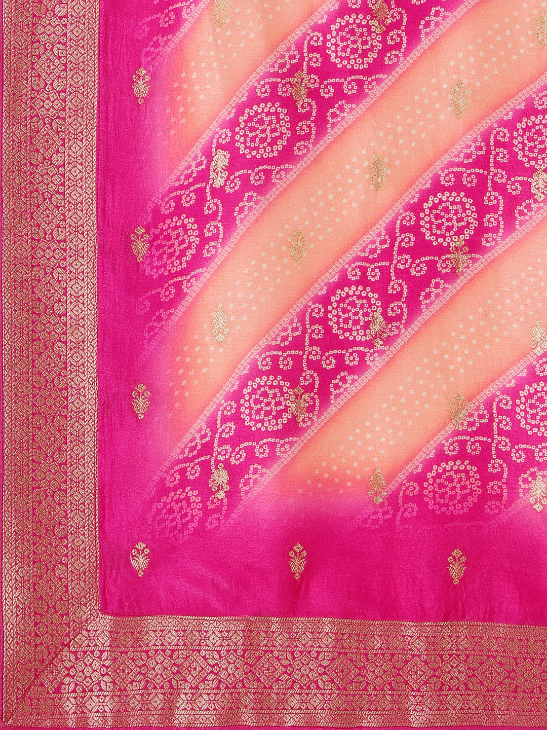 Rani Pink Dola Silk Jacquard Kurta .Paired with Santoon Trouser and Dola Silk Printed Dupatta