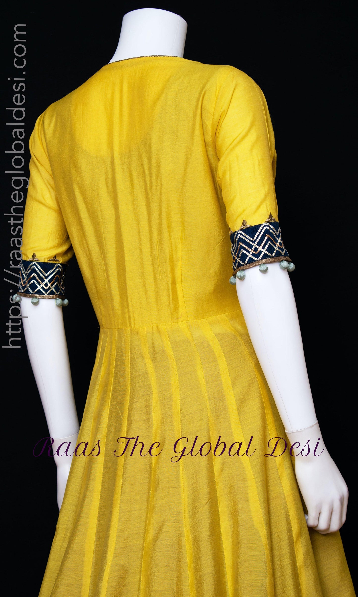 Arianell Yellow Sharara Set with Red Lehenga