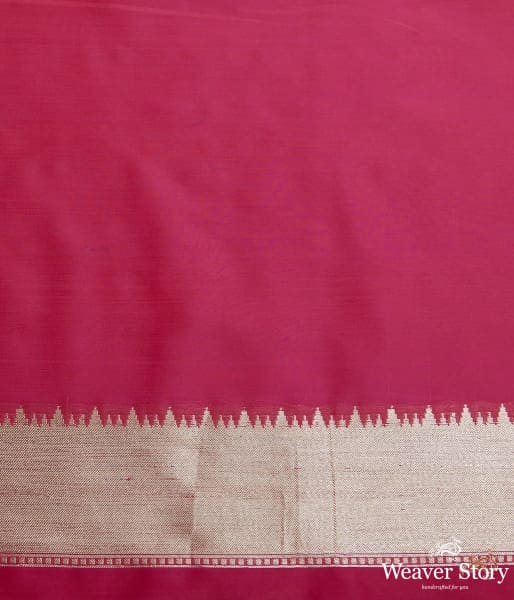 Handwoven Banarasi kimkhab saree with intricate meenakari