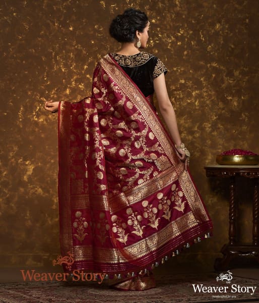 Berry Pink Sona Rupa Kadhwa Jangla