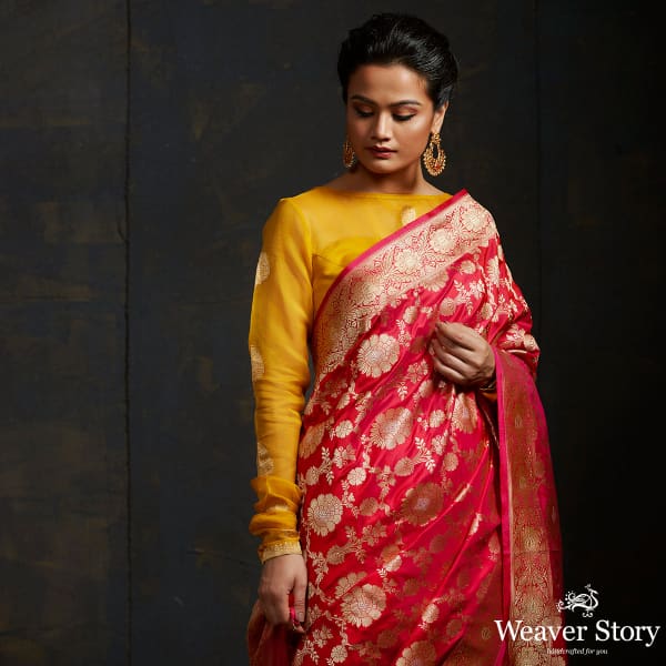 Pink Orange Dual Tone Kadhwa Jangla