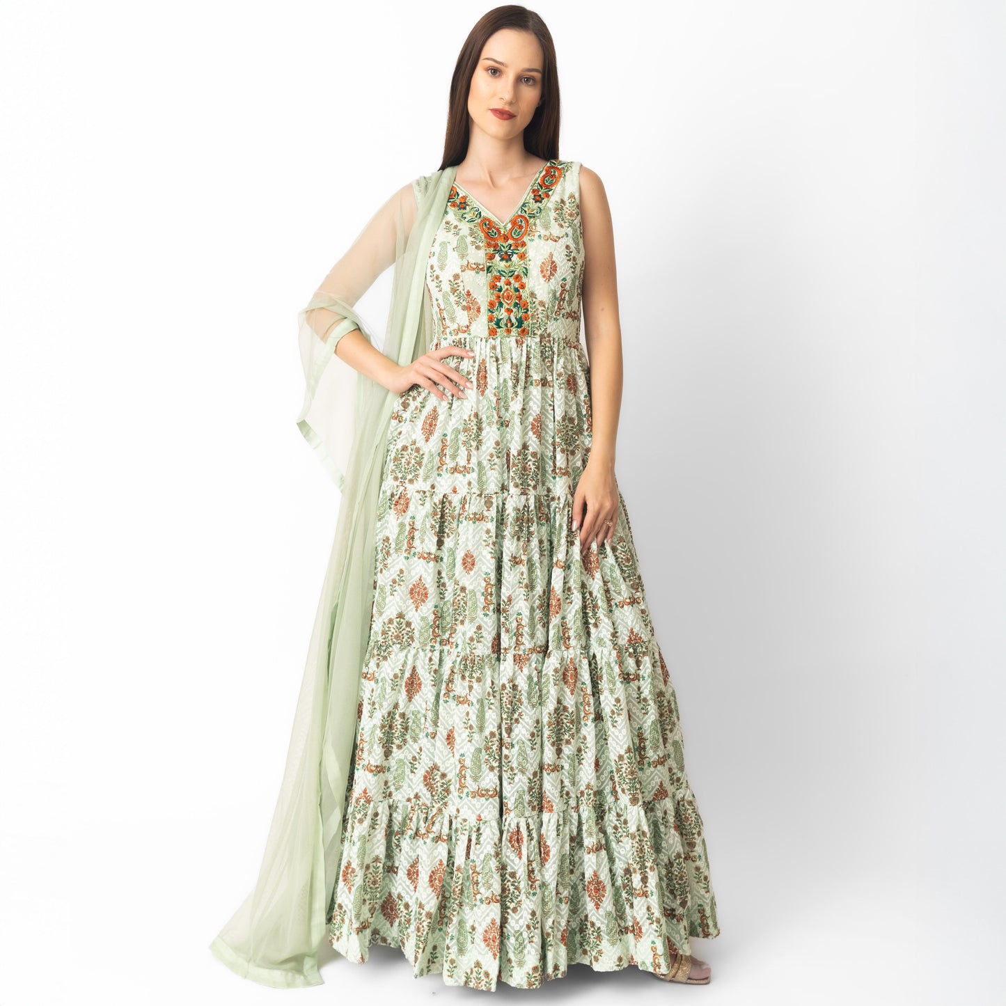 Cate Green Dress