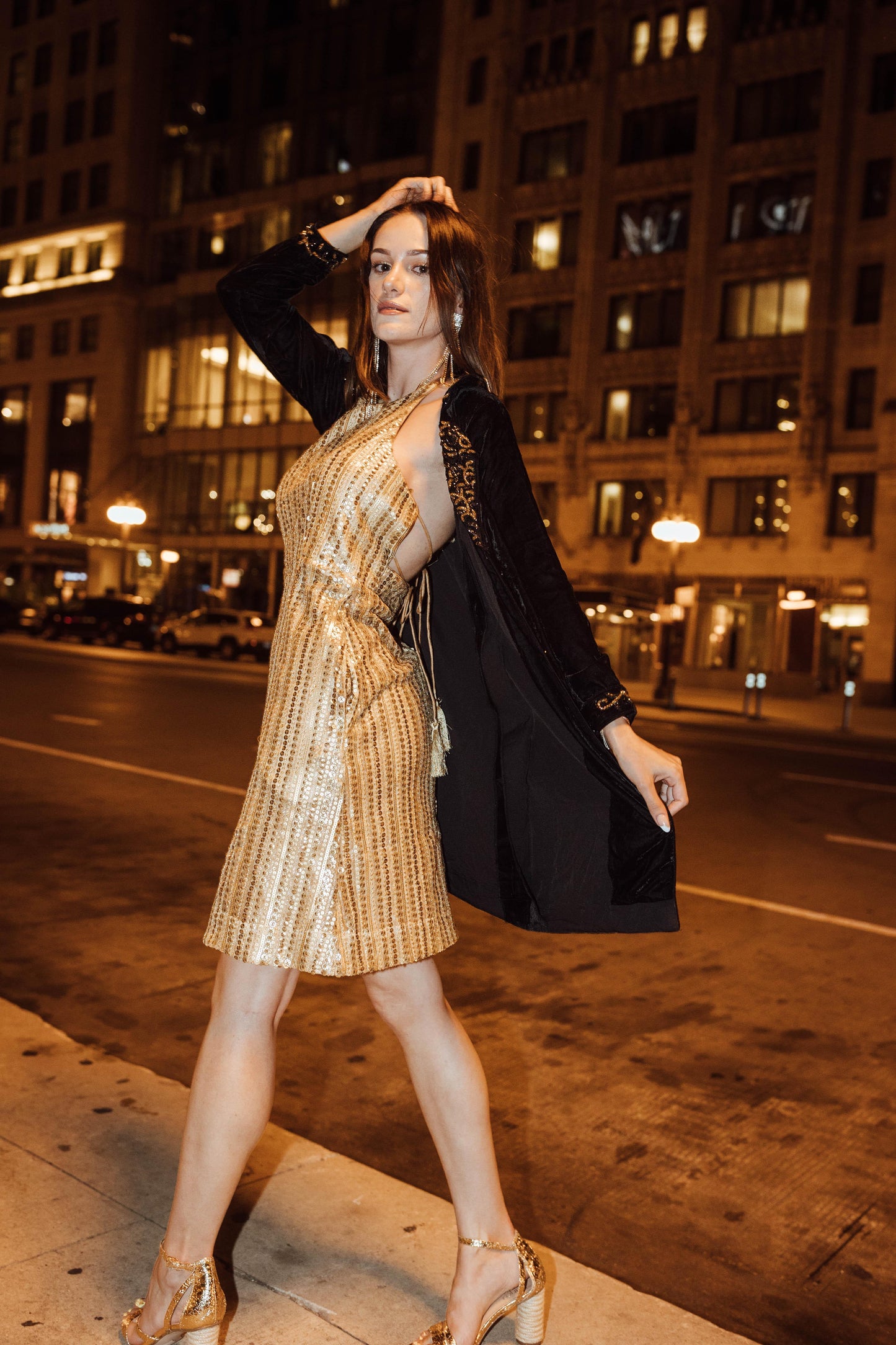 Anaya Black Blazer Dress