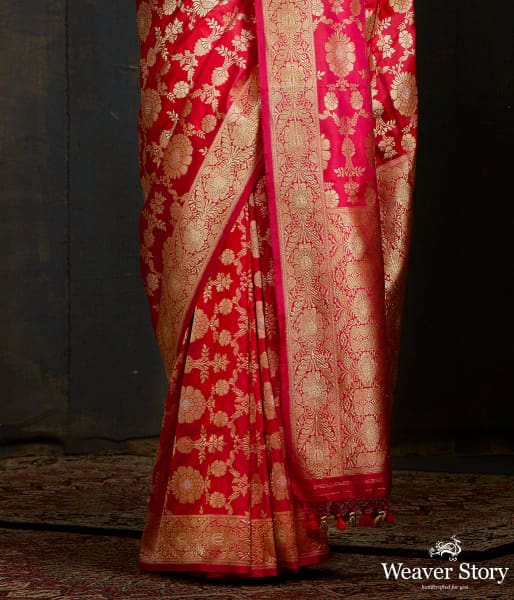 Pink Orange Dual Tone Kadhwa Jangla