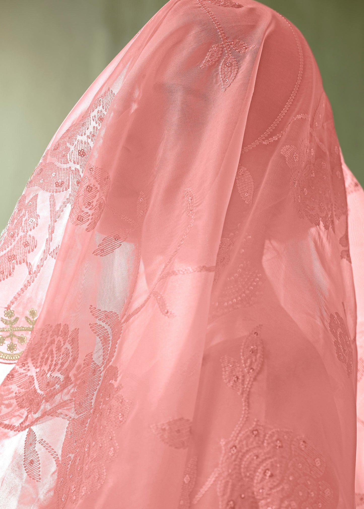 Pink Pure Bamber Silk with Embroidery Salwar Suit