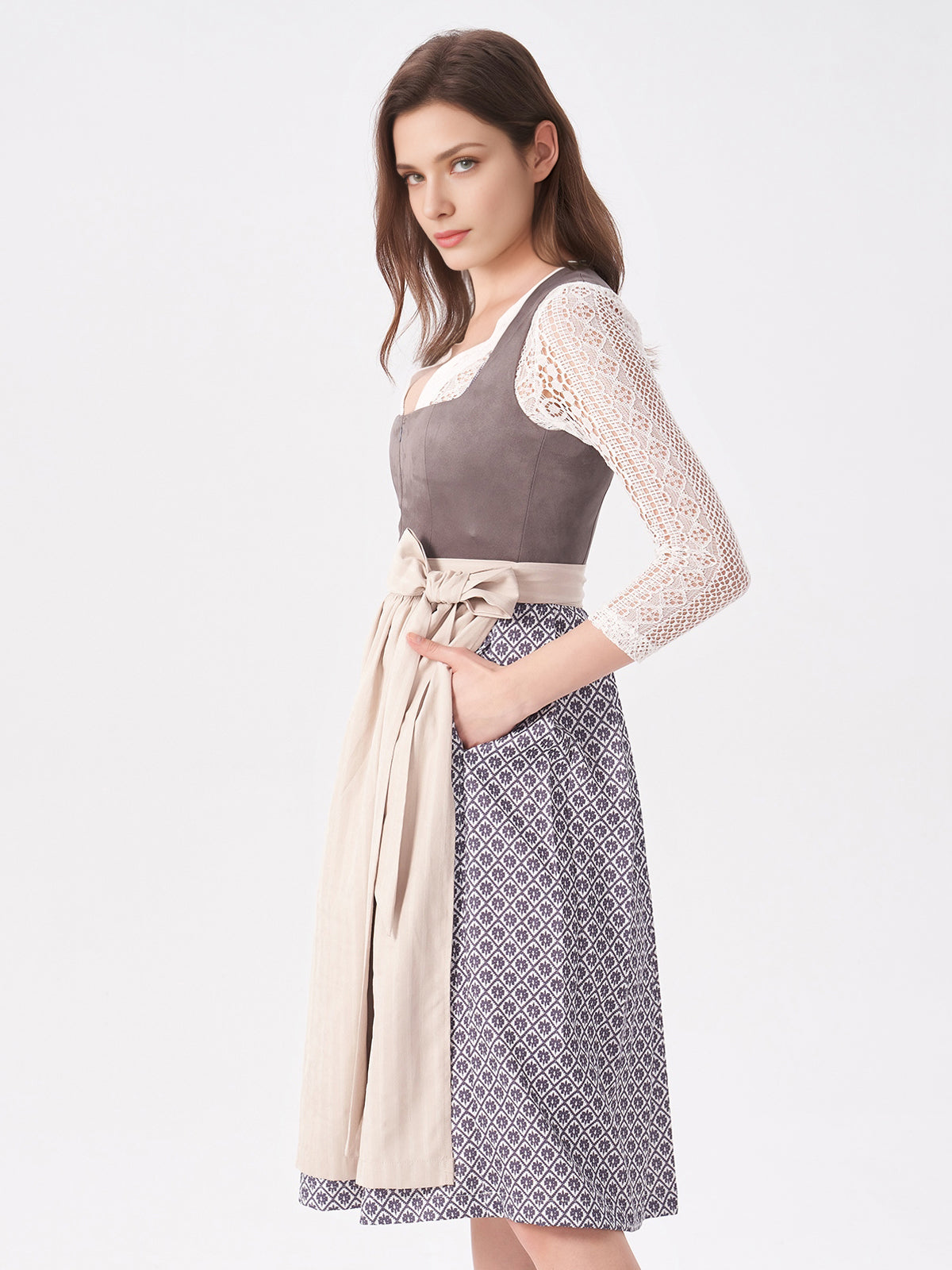 DIRNDL - MAXIMA IN GRAU