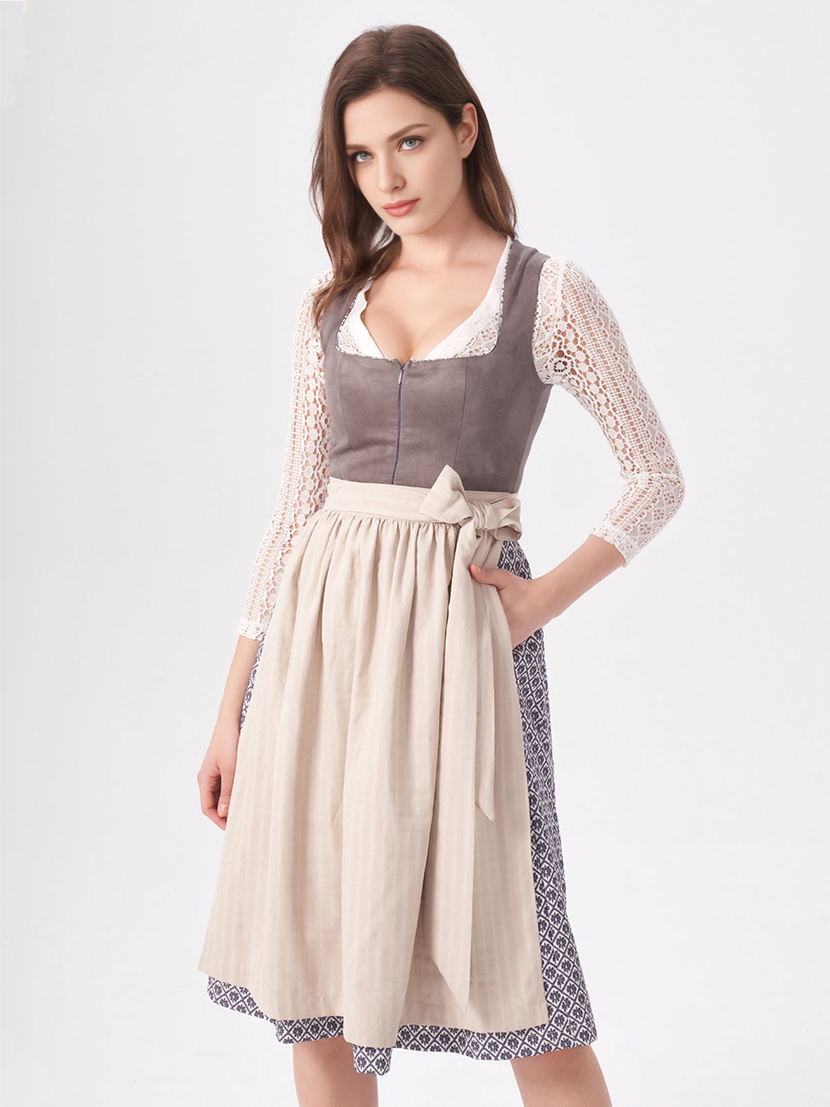 DIRNDL - MAXIMA IN GRAU