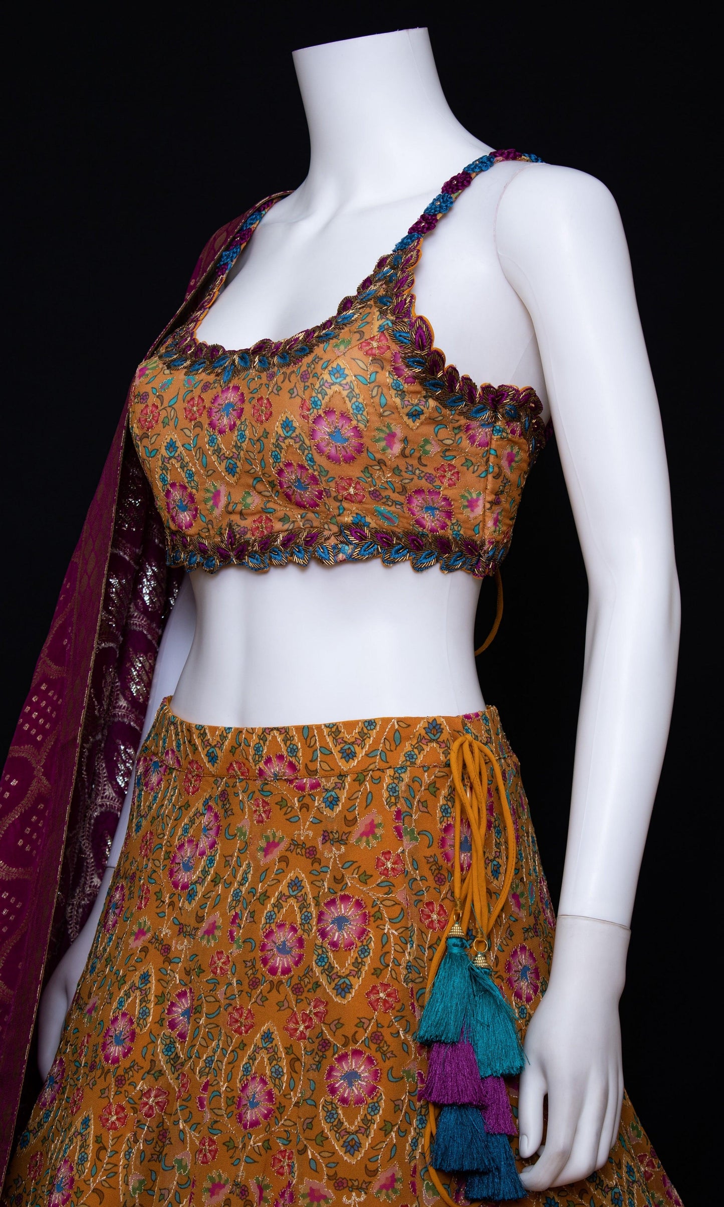 Shanaya Yellow Lehenga Choli Set