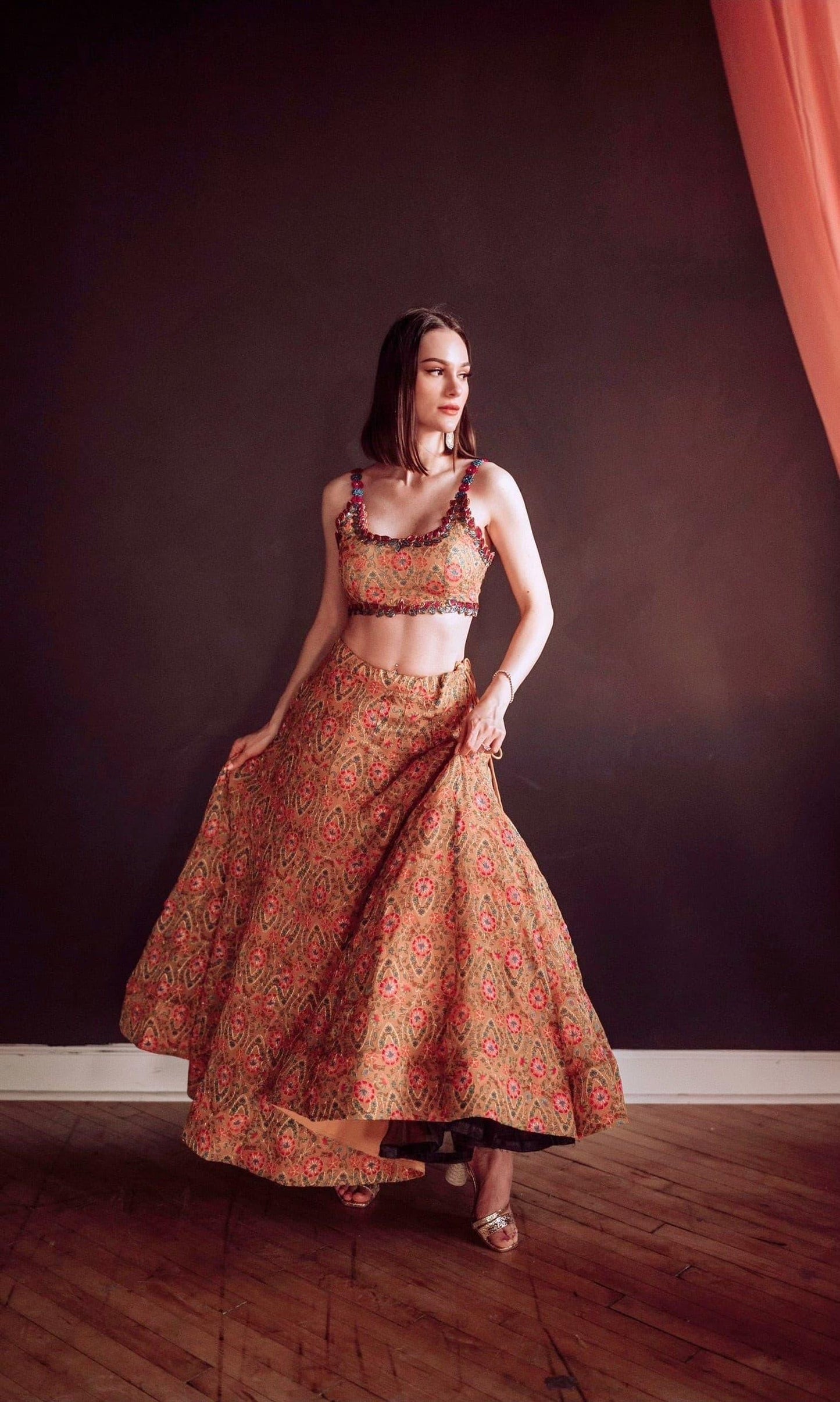 Shanaya Yellow Lehenga Choli Set