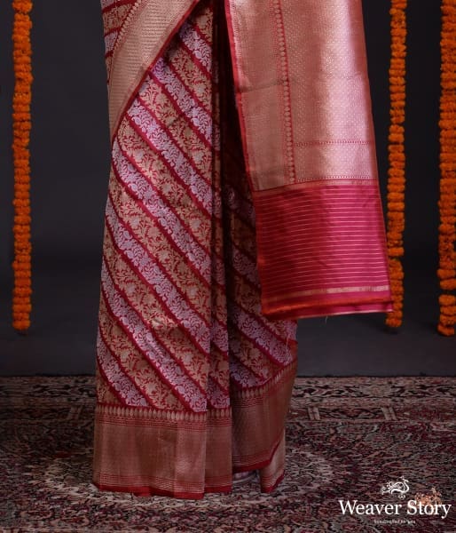 Red dual tone sona rupa aada jangla