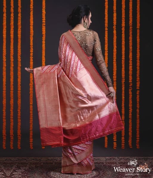 Red dual tone sona rupa aada jangla