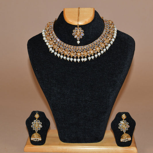 Golden Multi Layered Necklace Set