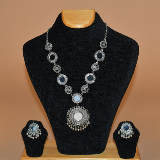 Mirror Work Necklace Set