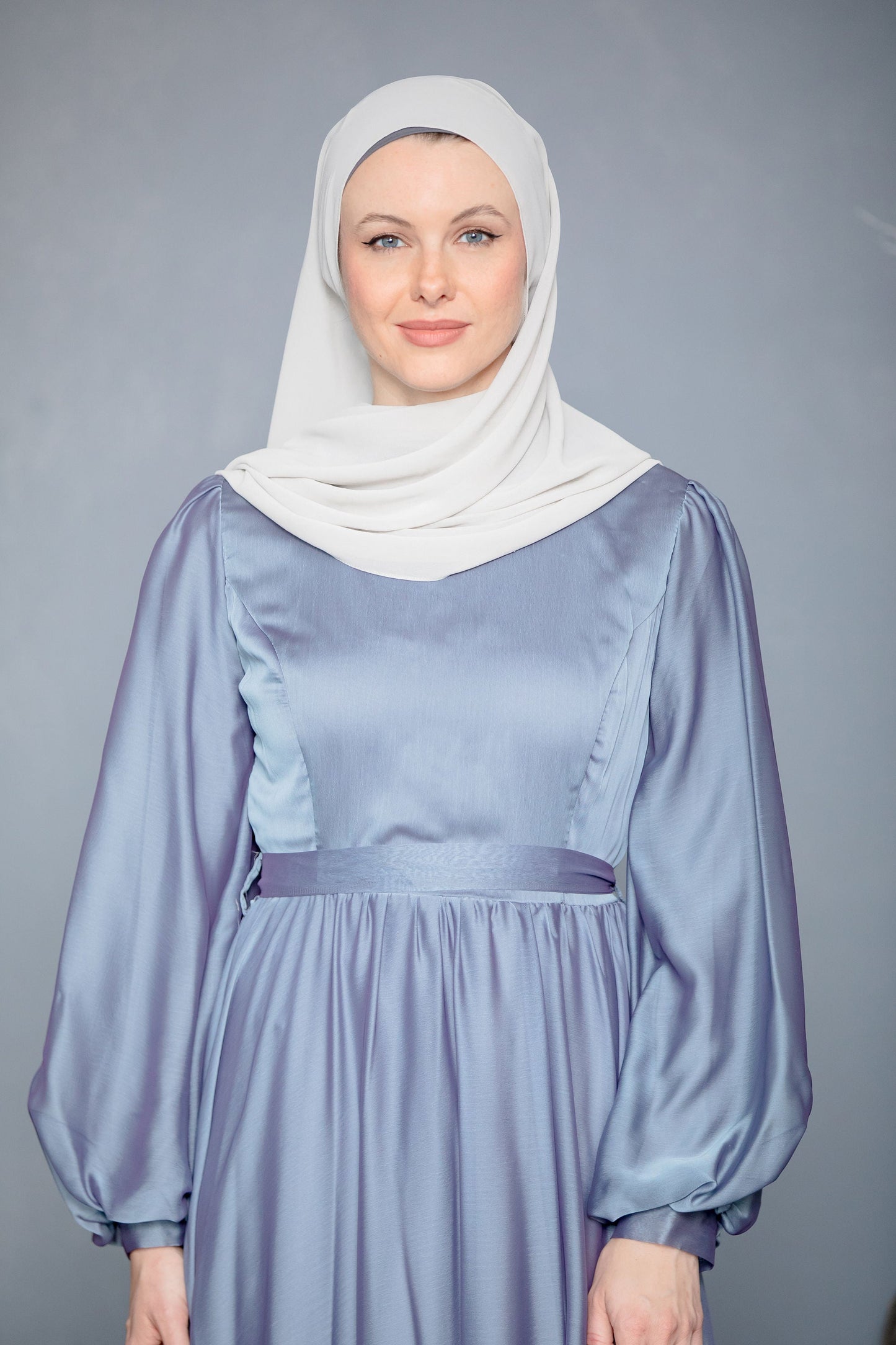 Pure White Chiffon Hijab