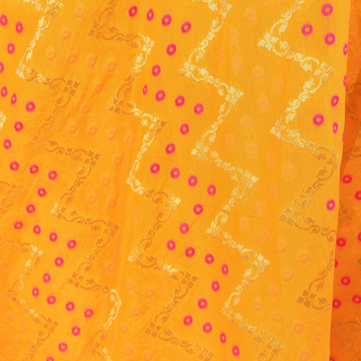 Aliza Yellow Lehenga with Silk Sleeveless Blouse