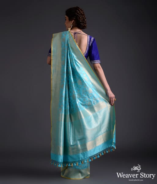Sky Blue Cutwork Jangla