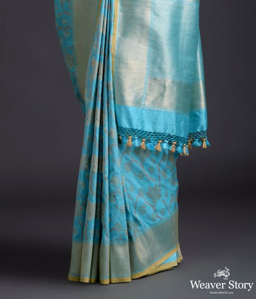 Sky Blue Cutwork Jangla