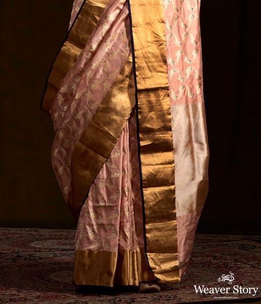 Blush Pink Kadhwa Bird Motif Jangla