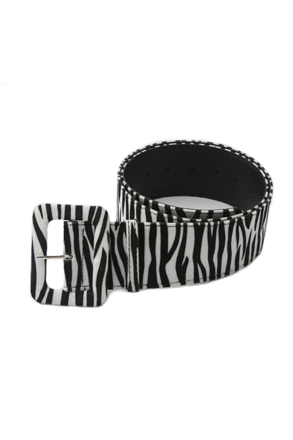 Zebra Belt - White