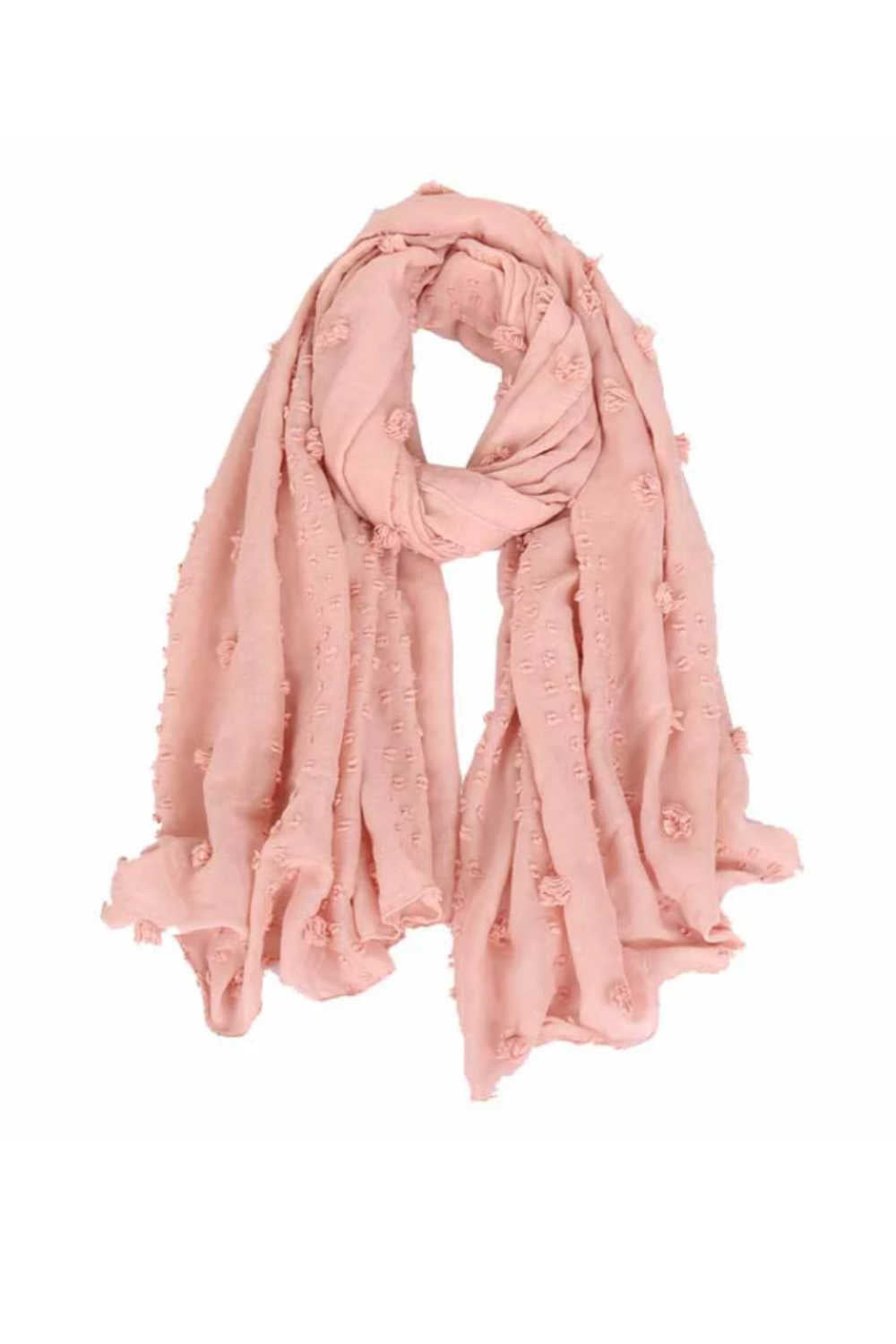 Pom Pom Scarf Wrap