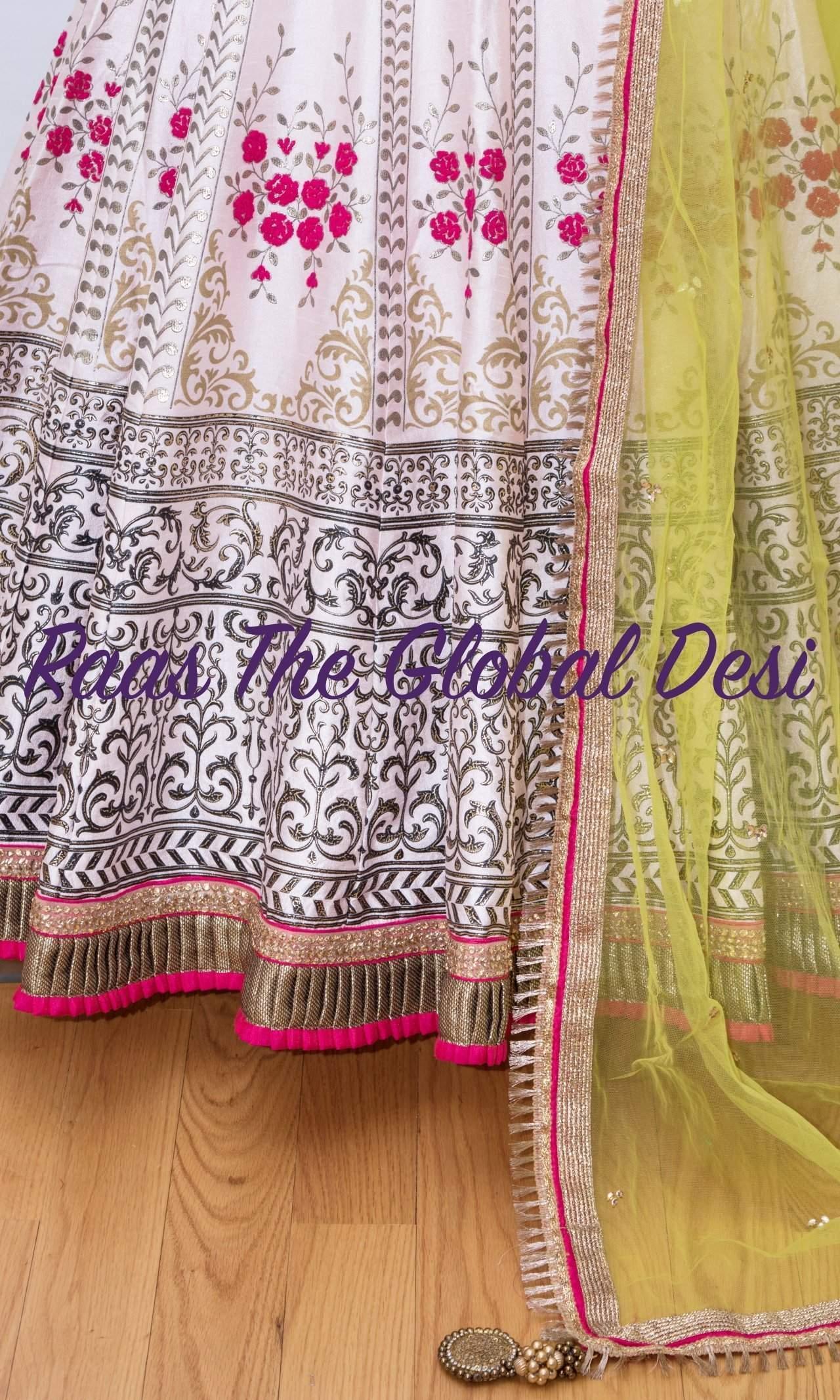 Isolde Pink Lehenga Choli Set