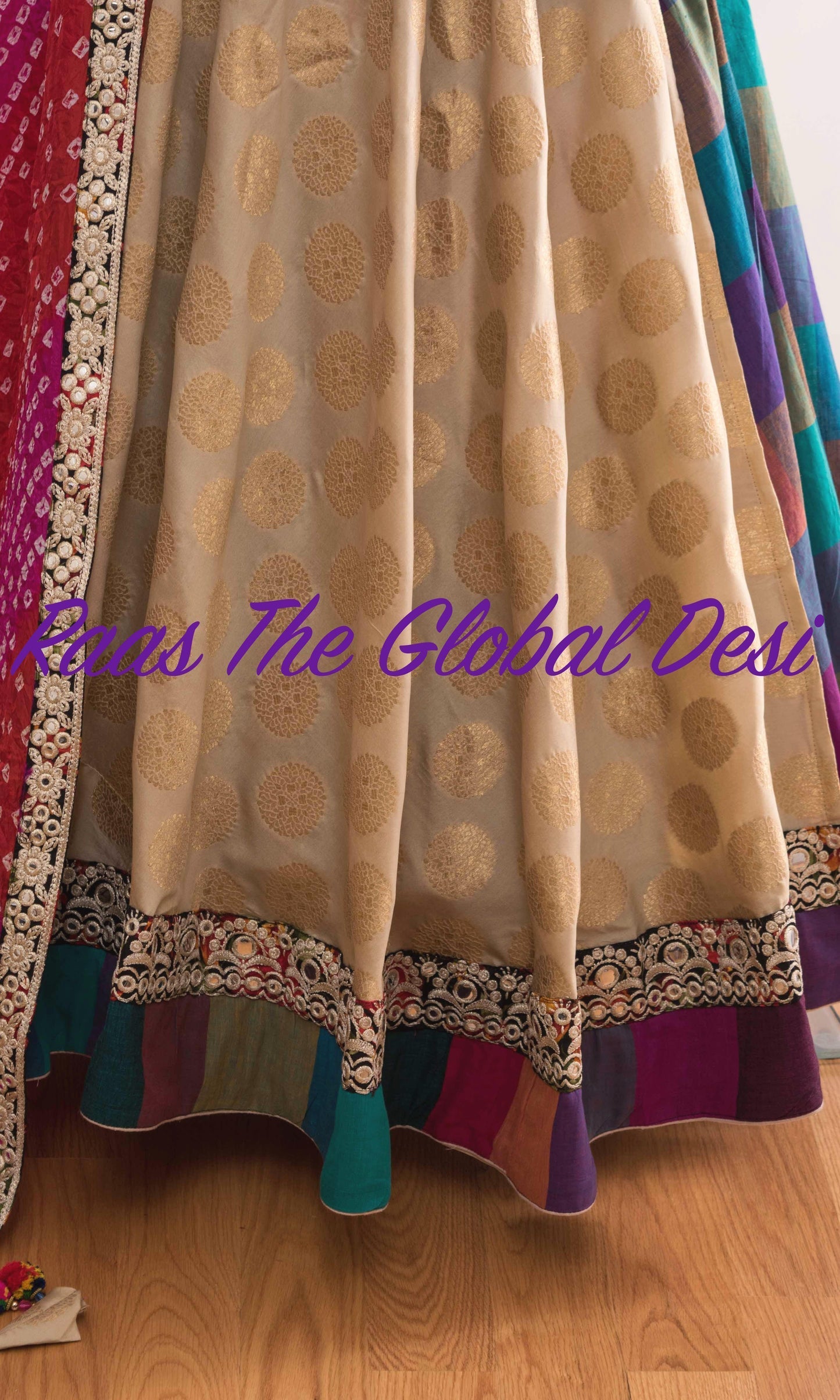 Eulalie Tan Chaniya Choli with Embroidery