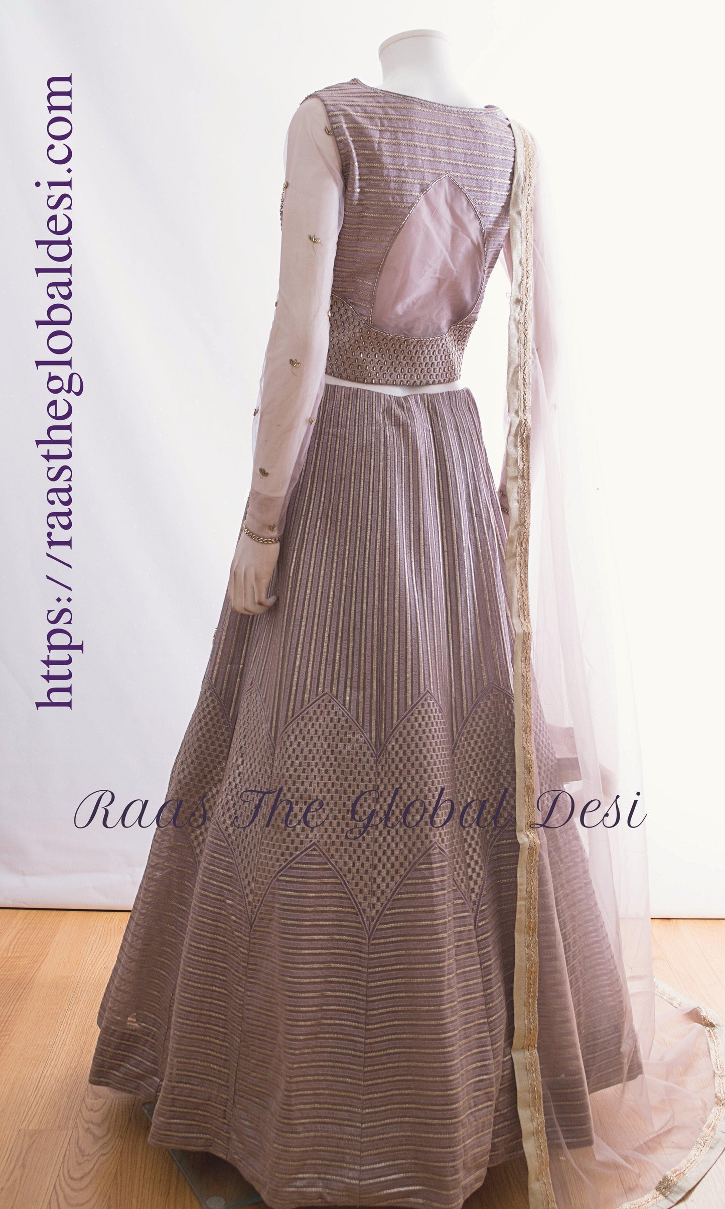 Marivelle Grey Chaniya Choli Set