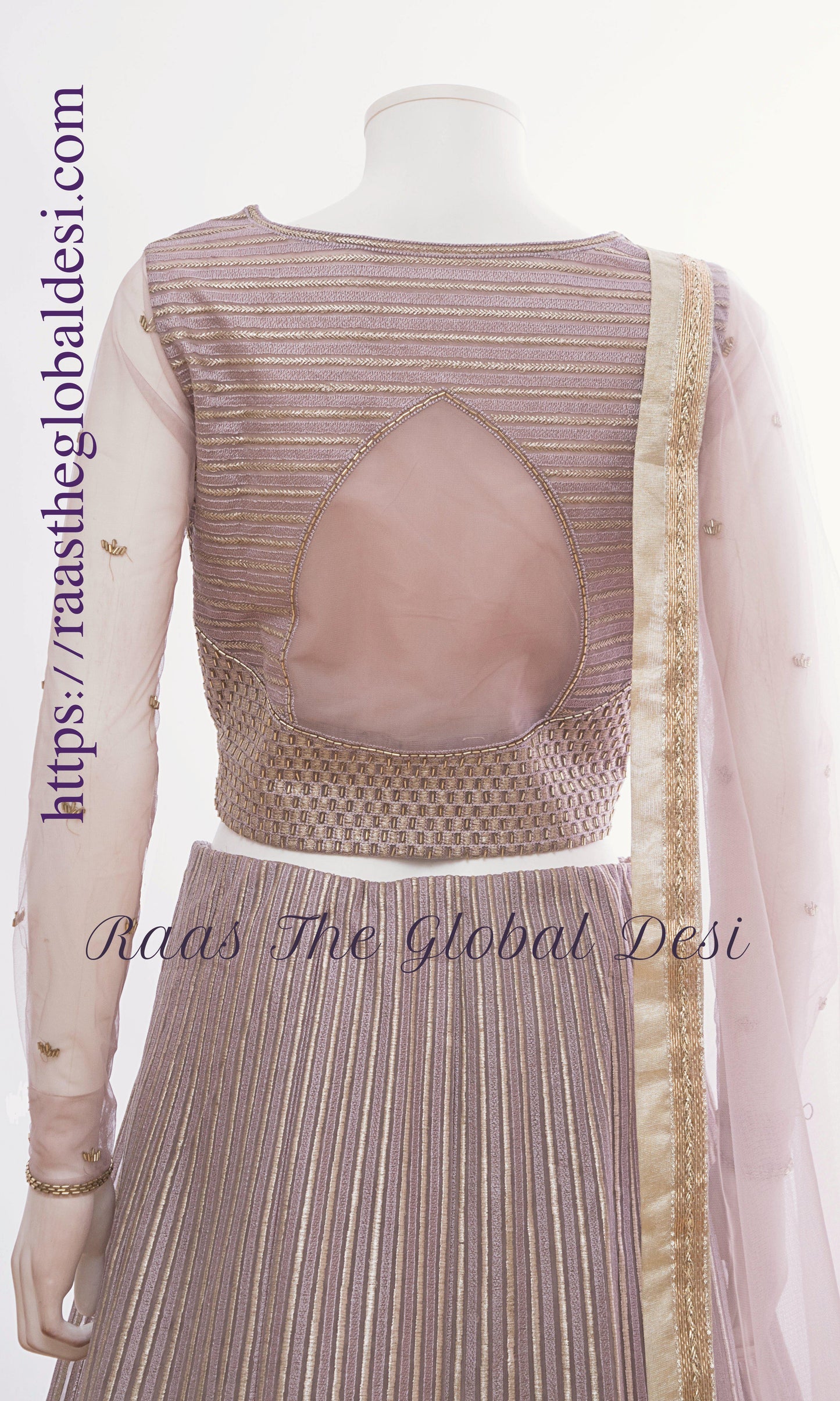 Marivelle Grey Chaniya Choli Set