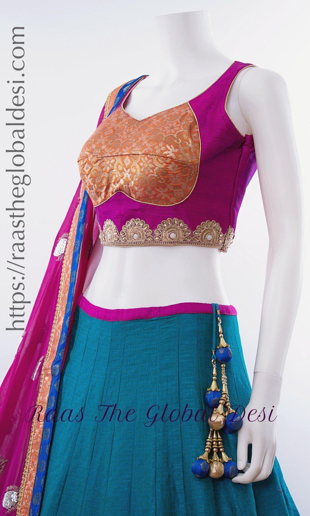 Thalassa Vibrant Multicolor Chaniya Choli Set