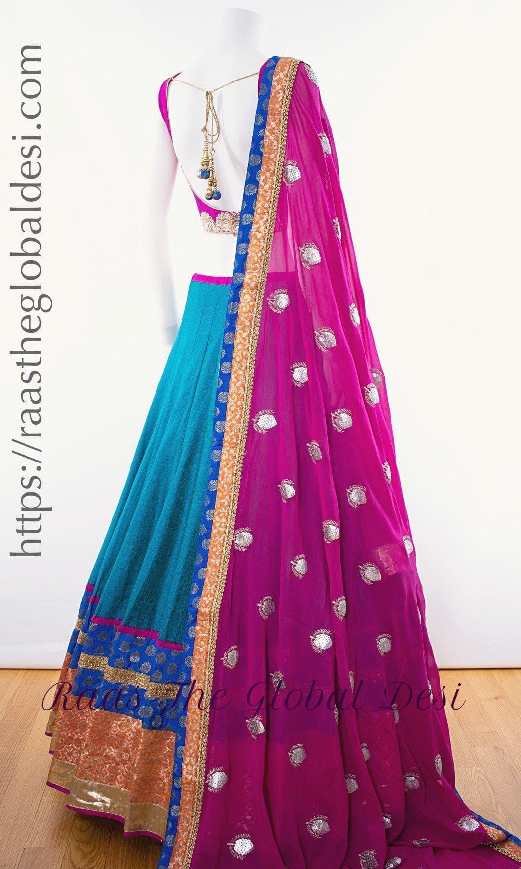 Thalassa Vibrant Multicolor Chaniya Choli Set