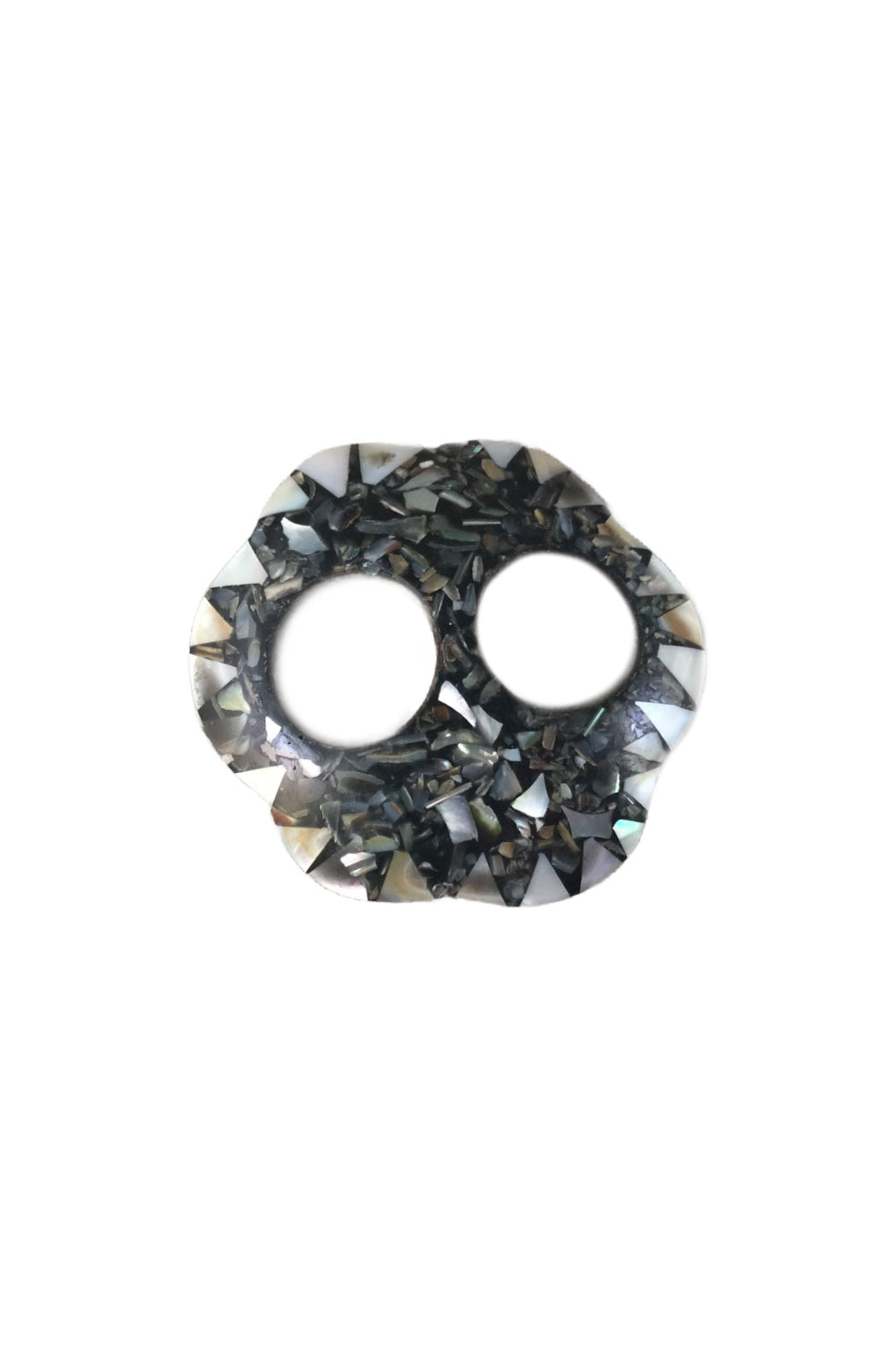 Flower Shell Mosaic Sarong Buckle