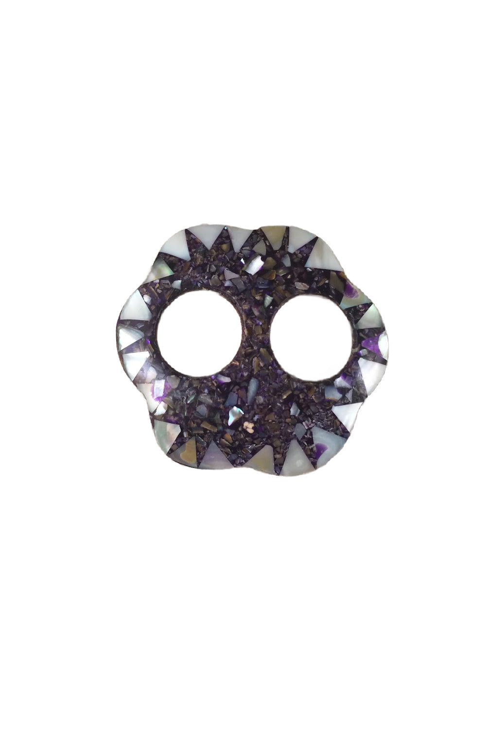 Flower Shell Mosaic Sarong Buckle