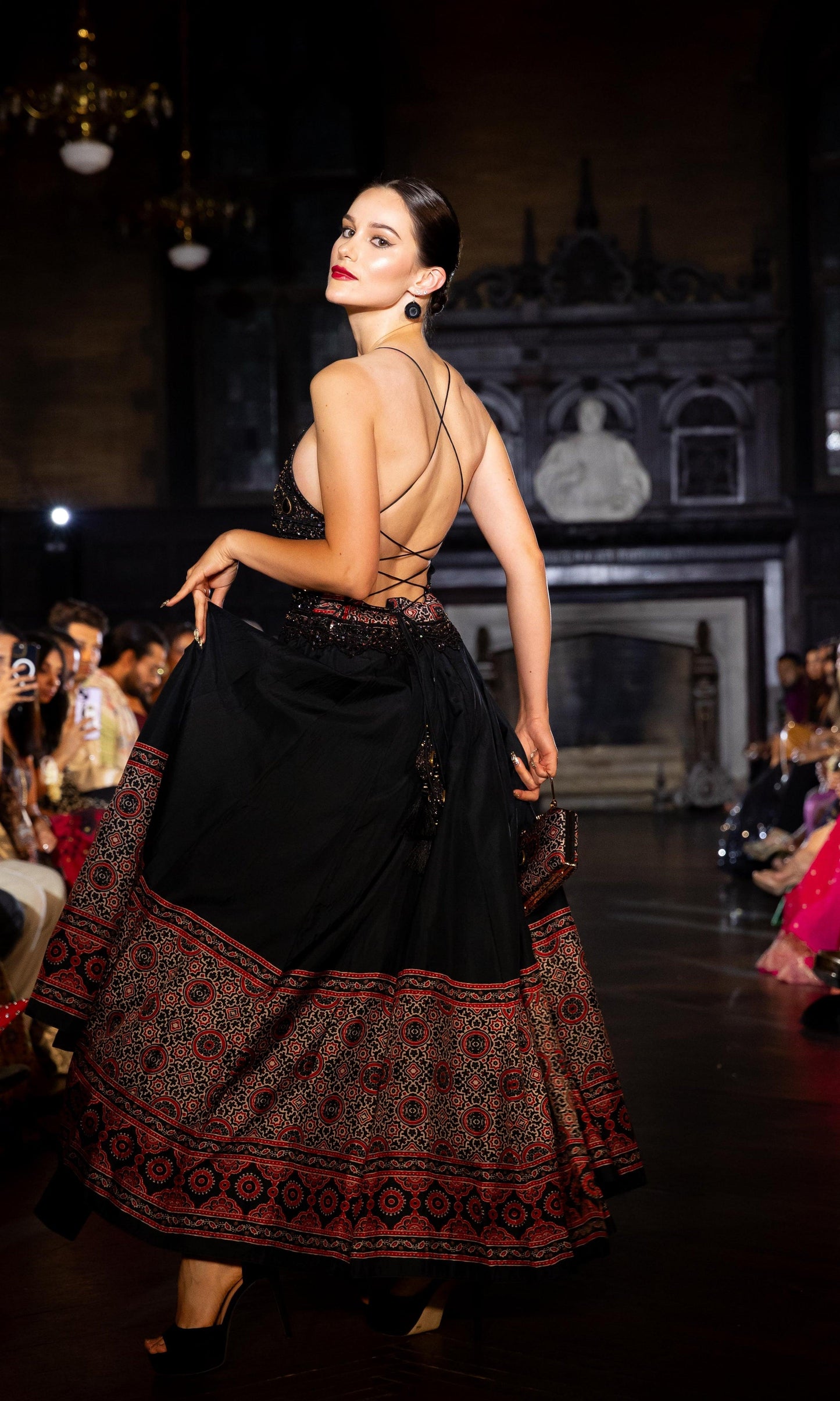 Elise Long Dress with Hand Embroidery