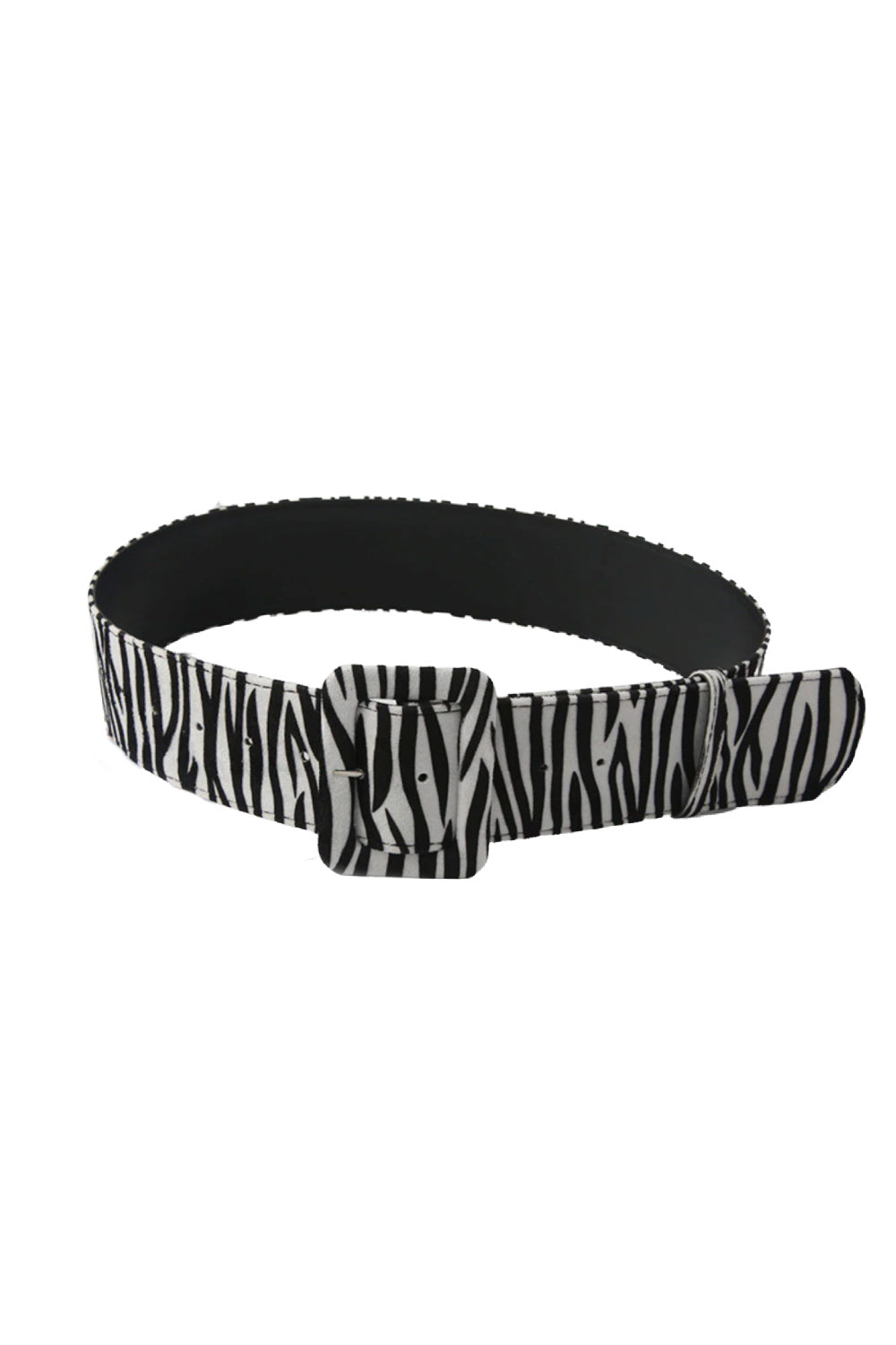 Zebra Belt - White