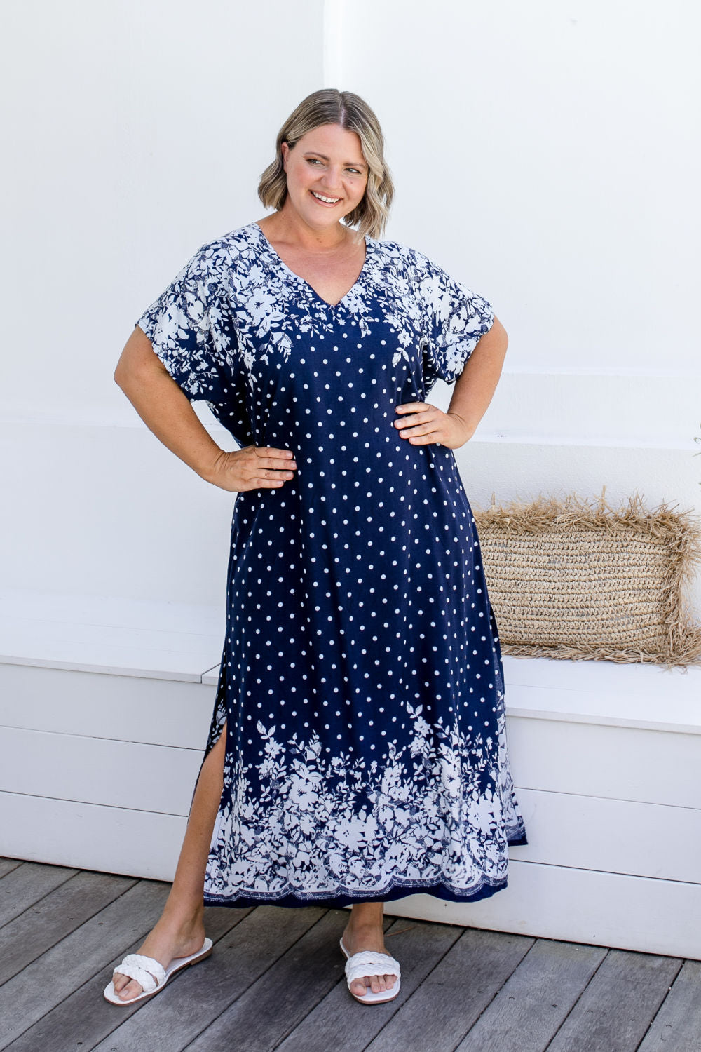 Long Kaftan Dress - Bella