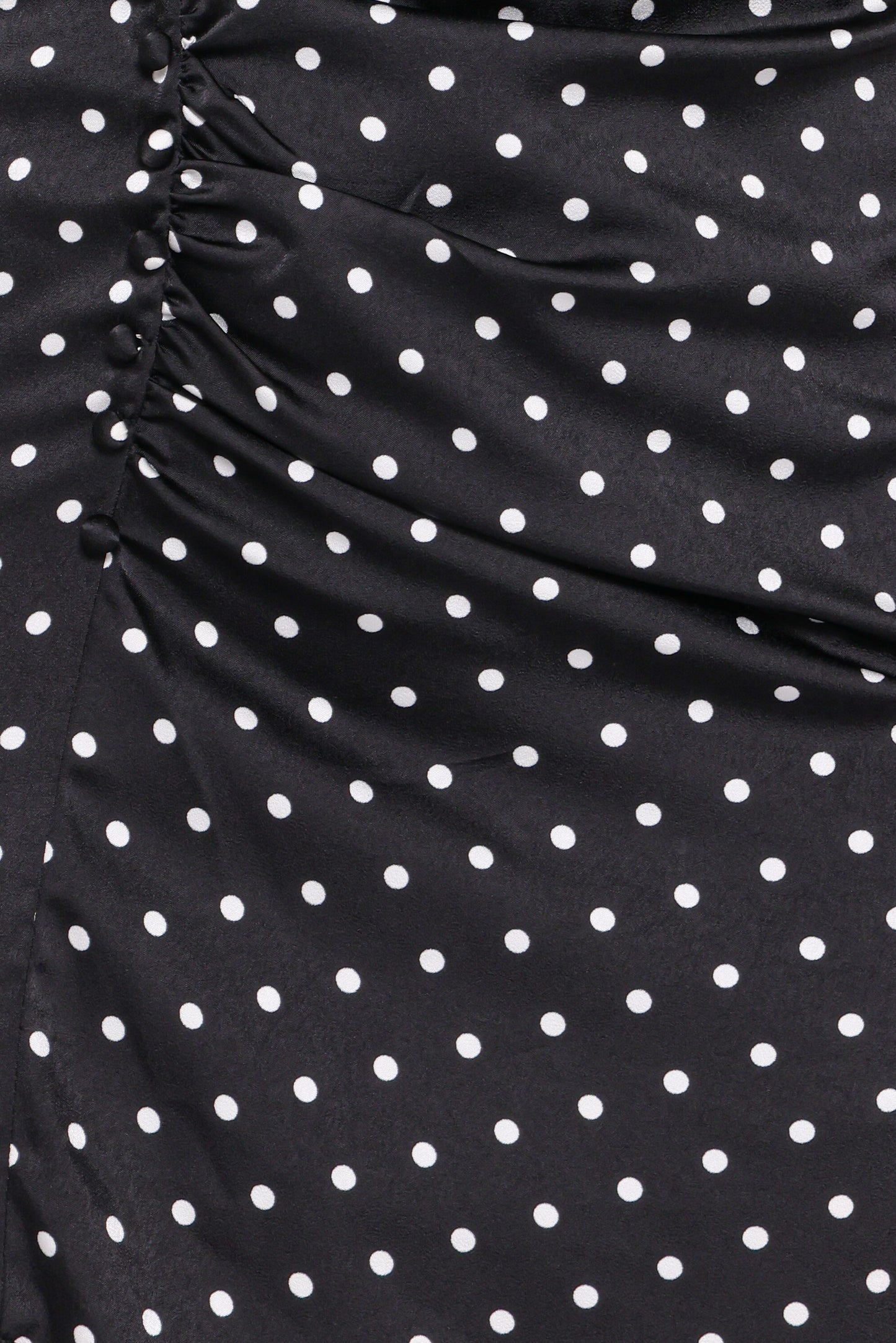 Lisbeth Midi Dress - Black Polka Dot