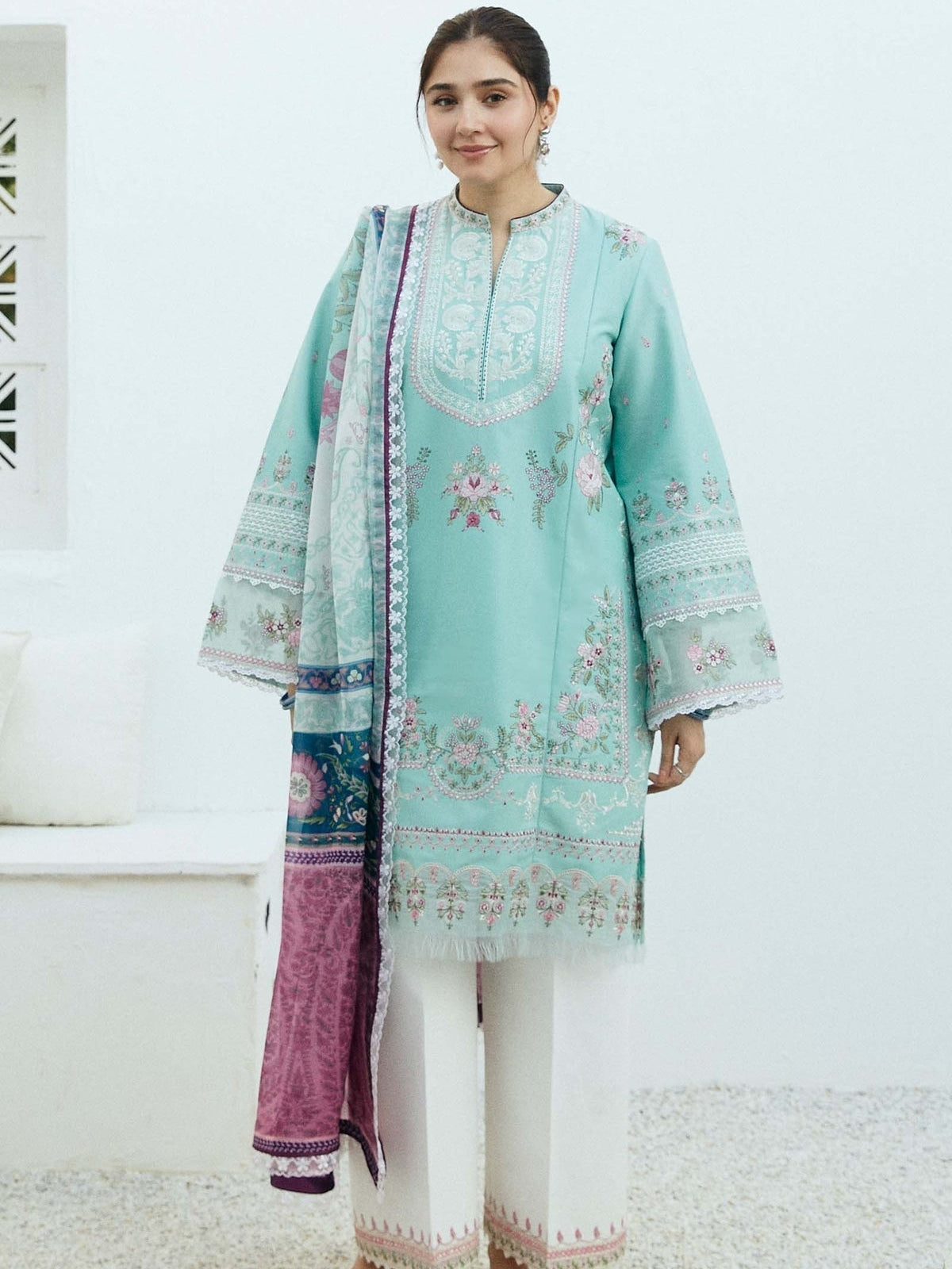 Zara Shah Jahan 3 PC Full Emb ZS-106