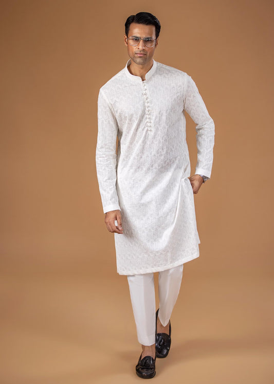 Embroidered Kurta -M22-KUR-07-XS